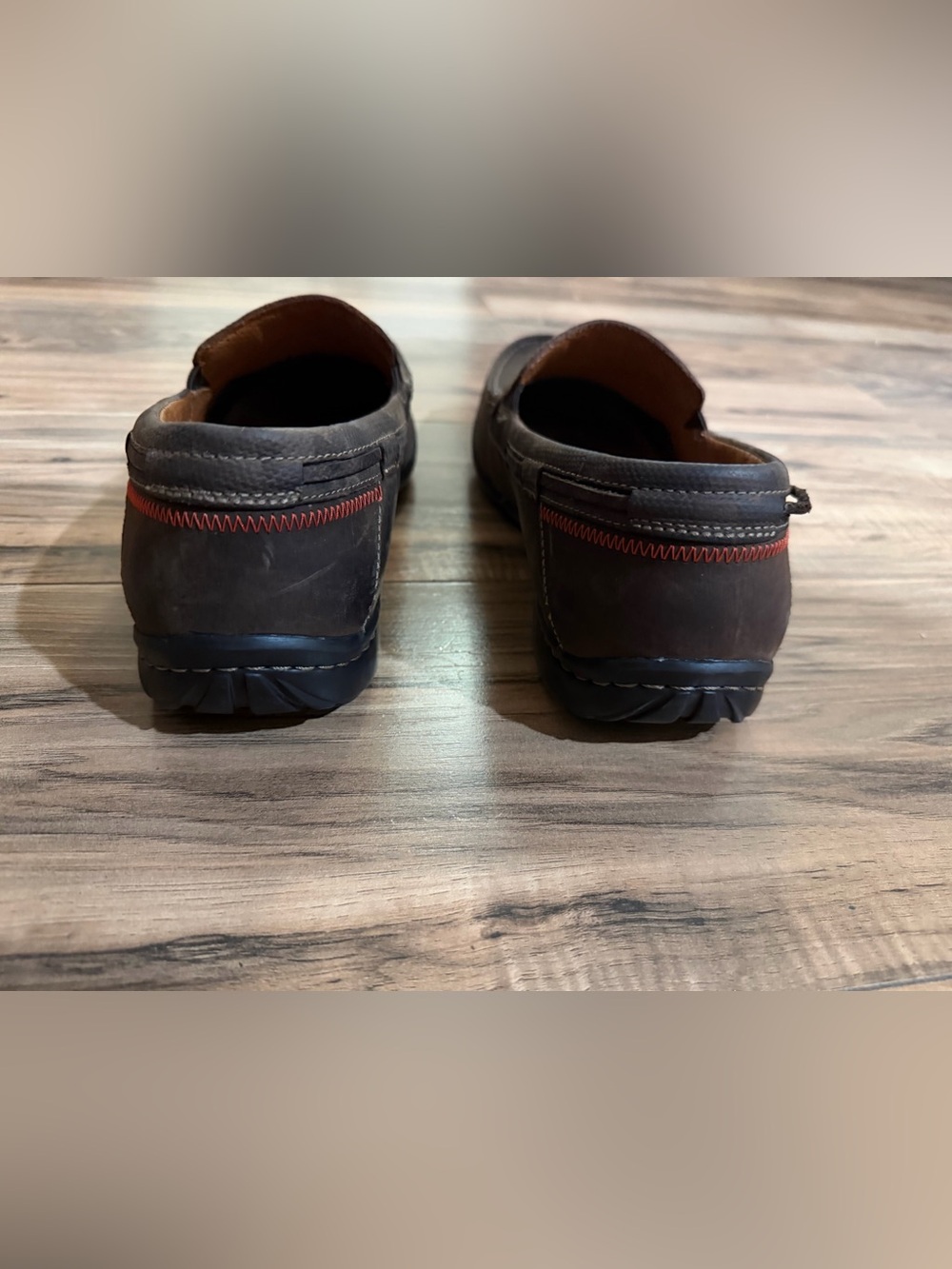 Clarks Structured Men’s Slip-On Loafers in Brown  size. 11.5 - Picture 4 of 6